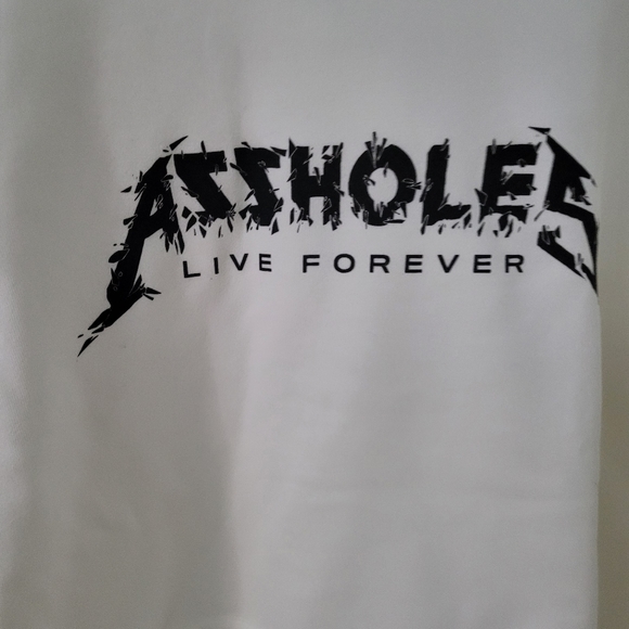 NWOT Assholes Live Forever Sweatshirt Large - Picture 3 of 7